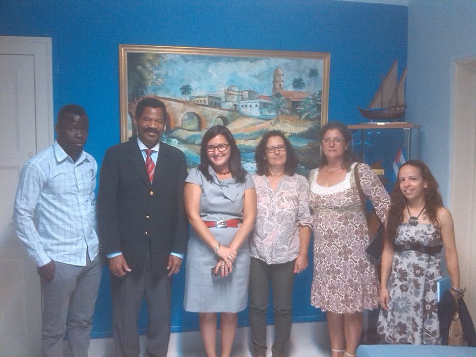 Encontro com a senhora embaixadora Johana Ruth Tablada de la Torre ( Embaixadora de Cuba em Portugal )